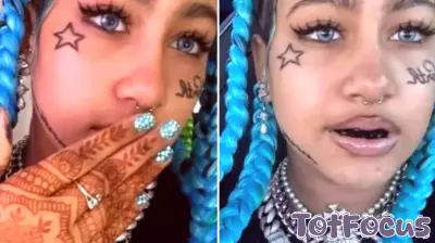 Kim Kardashian's Parenting Choices Criticized as Daughter Sports Fake Tattoos and Piercings
